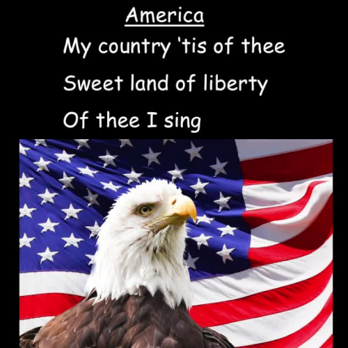 America Sing-Along (quicker tempo)