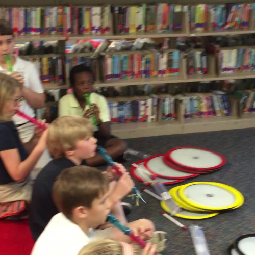 15-16 Ms. Mickel's (Ms. Hubner) 4th grade class "recorder improvisation"