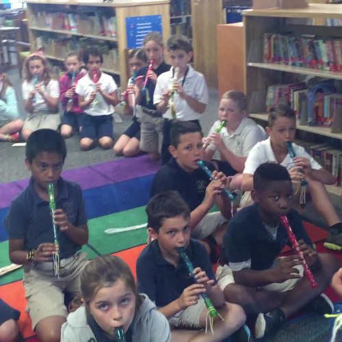 15-16 Ms. Farina's (Ms. Hubner) 4th grade class "Recorder Improvisation"