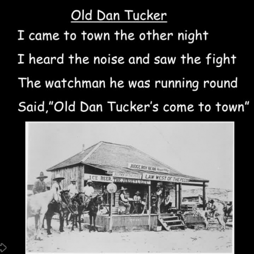 Old Dan Tucker Sing-Along