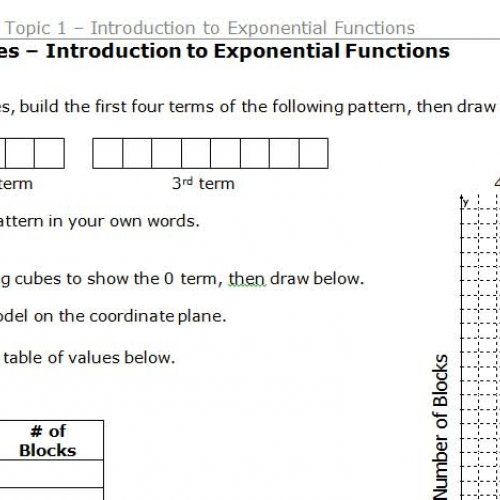 9.1 Introduction to Exponential Functions