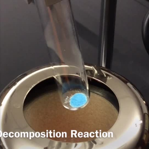 Part C Decomposition Reaction