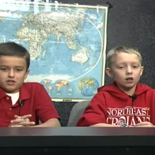 TNT Broadcast January 21 2016 Northeast Elementary School news