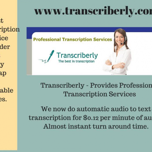 Transcription Service Rates