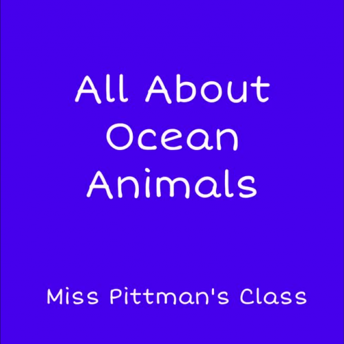 All About Ocean Animals