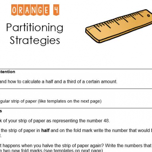 Orange 4 Partitioning Strategies
