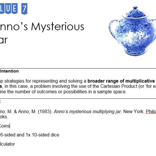 Blue 7 Anno's Jar