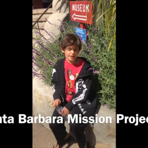 Mission at Santa Barbara by Alex
