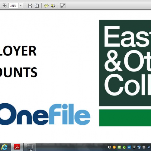 How to use OneFile - Employer Support