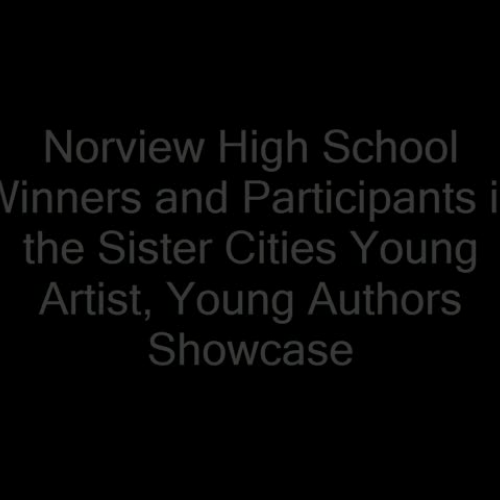 The Sister Cities Young Artist, Young Authors showcase