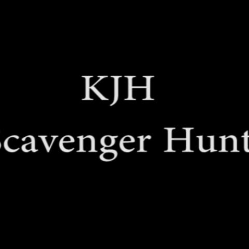 KJH Scavenger Hunt