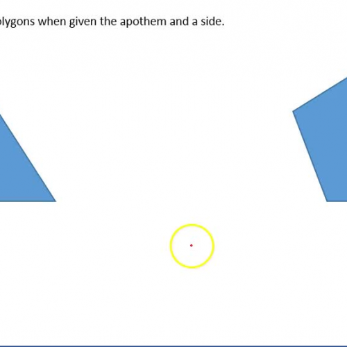 Finding Area of Regular Polygons