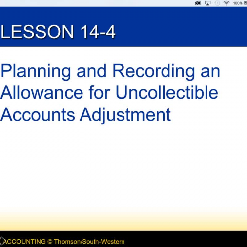 Accounting I - 14-4 - Lecture