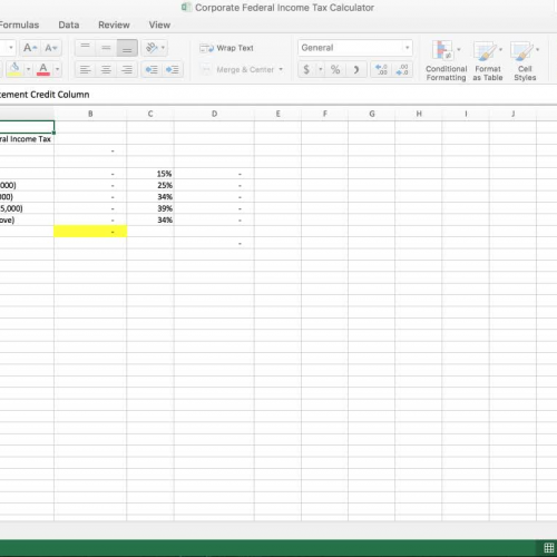 Accounting I - 14-6 - Federal Income Tax Calculator