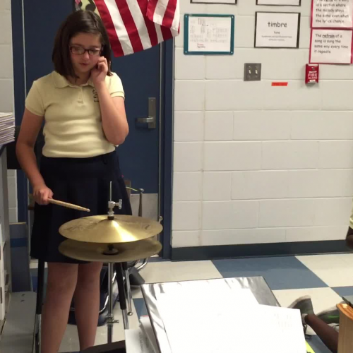 15-16 Ms. Miller's (Ms. Hubner) 4th grade class "Green Sally Up" arr. by Purdum