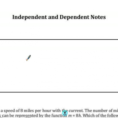 Independent and Dependent Notes