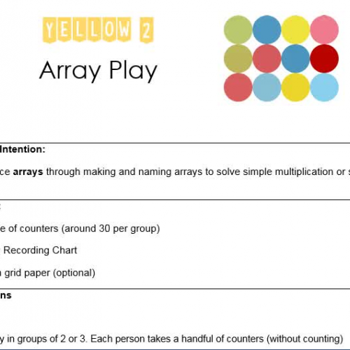 Yellow 2 Array Play