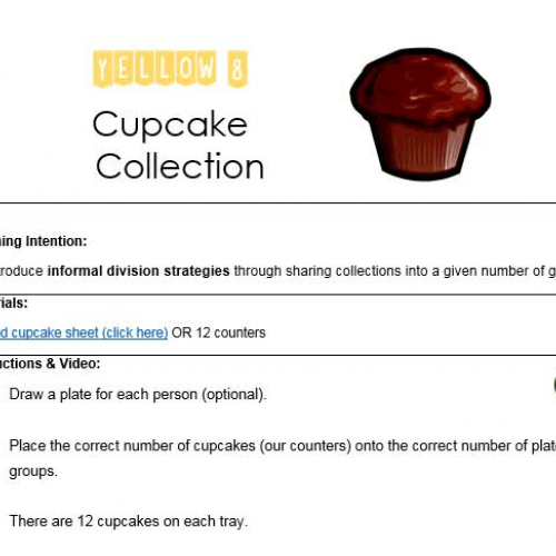 Yellow 8 Cupcake Collection