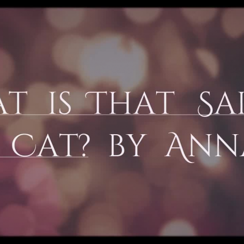 What is That Said the Cat? by Anna