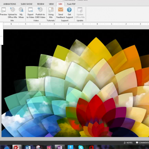 Office Mix: Upload Audio and Video