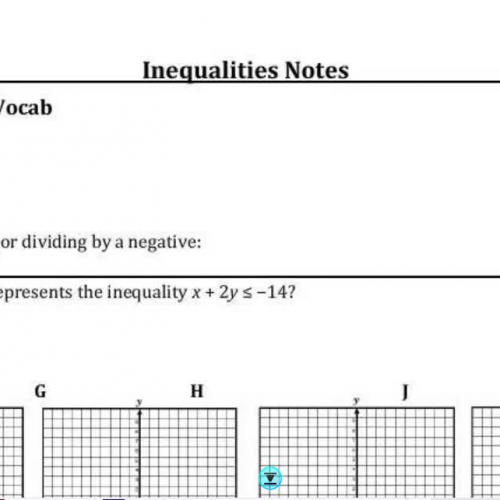 EOC Inequalities Notes