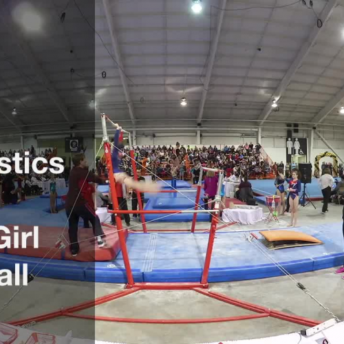 Gymnastics Coach Saves Girl From Fall 