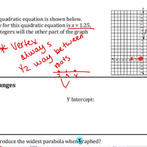 EOC Quadratic Notes Part 2