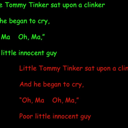 Little Tommy Tinker Sing-Along