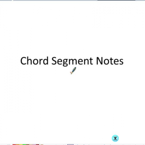 Chord Segments of Circles