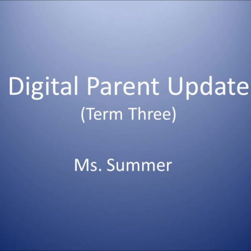 Parent Conference Updates