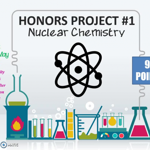 Honors Project Details,  Nuclear Chemistry 