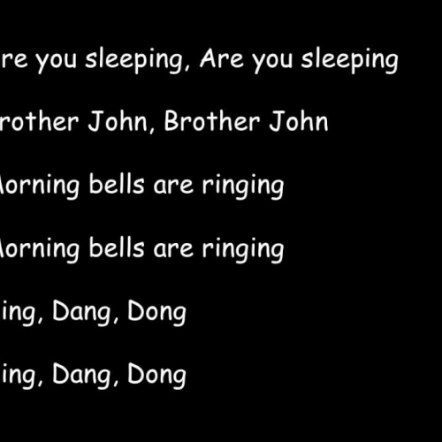 Are You Sleeping Round Sing-Along