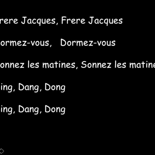 Frere Jacques Sing-Along