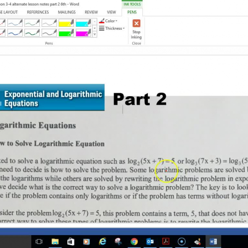 Pre-Cal Lesson 3-4 Part 2 Day 1