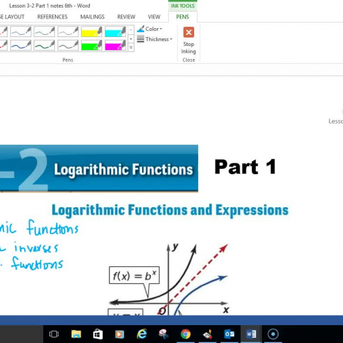 Pre-Cal Lesson 3-2 Part 1 (6th)