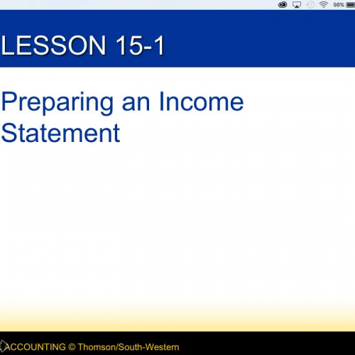 Accounting I-Lesson 15-1 Lecture