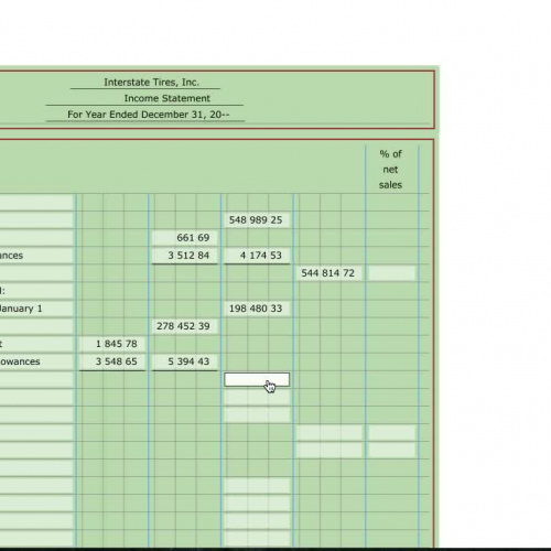 Accounting I - Lesson 15-1 Work Together