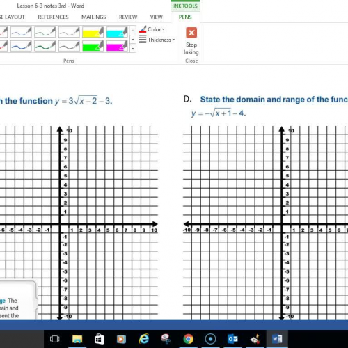 Alg 2 Lesson 6-3 Part 2