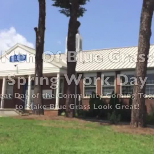Men Of Blue Grass Spring Clean-Up