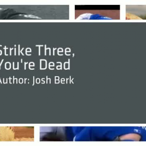 Strike Three, You're Dead Book Trailer