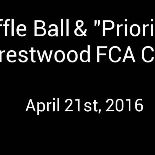 Crestwood FCA Club - Wiffle ball and "Priorities"