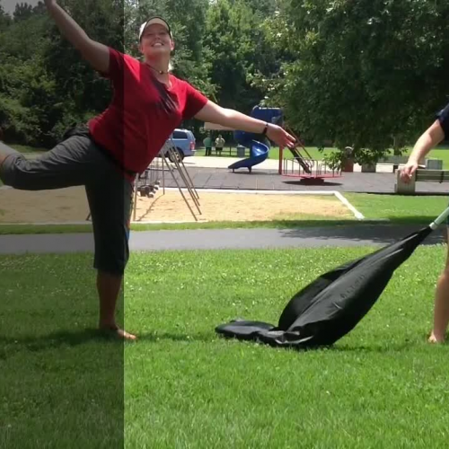 Tilts on Flag - How to color guard 