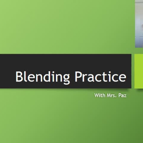 Blending Practice