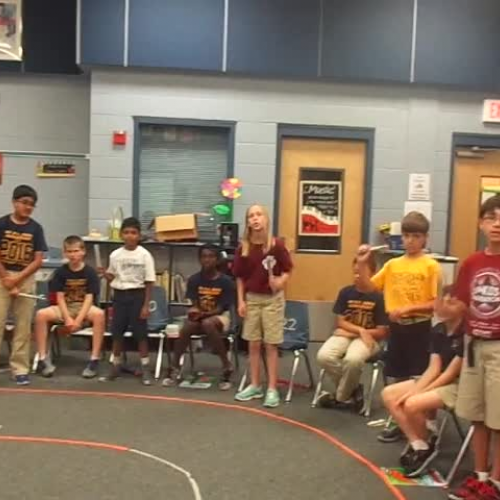 15-16 Ms. Hanks' (Ms. Danley) 5th grade class "Jingle Bells" chimes 