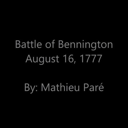 Battle of Bennington M_Pare