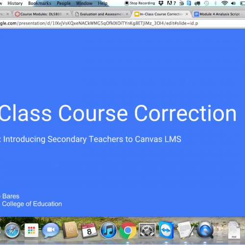 In-Course Corrections