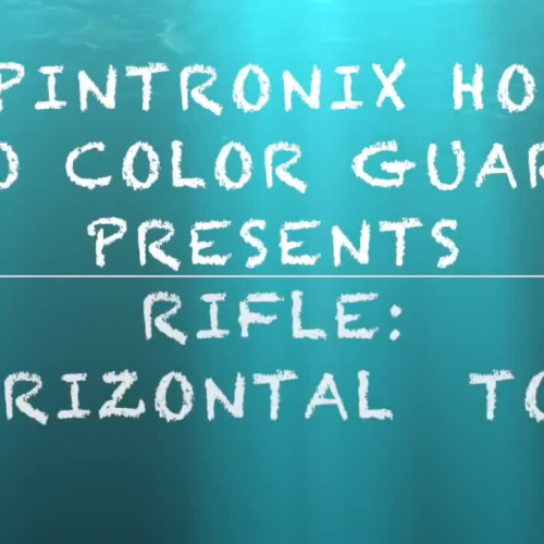 Rifle Horizontal Toss: How to color guard 