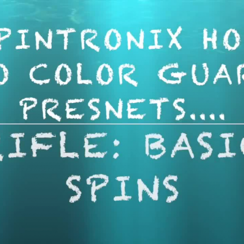 Rifle Spins: How to color guard 