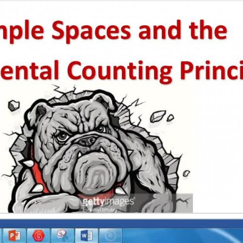 Sample Space and Fundamental Counting Principal