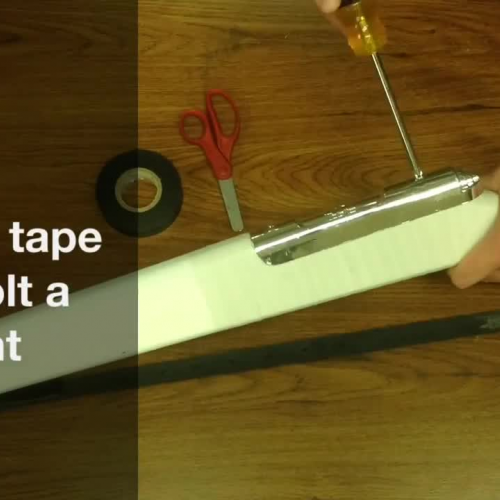 How to tape your rifle bolt in 7 steps - How to color guard 